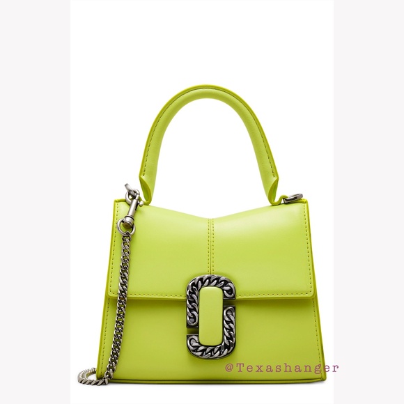 NWT Marc Jacobs The St. Marc Mini Top Handle Bag Limoncello - Picture 1 of 16